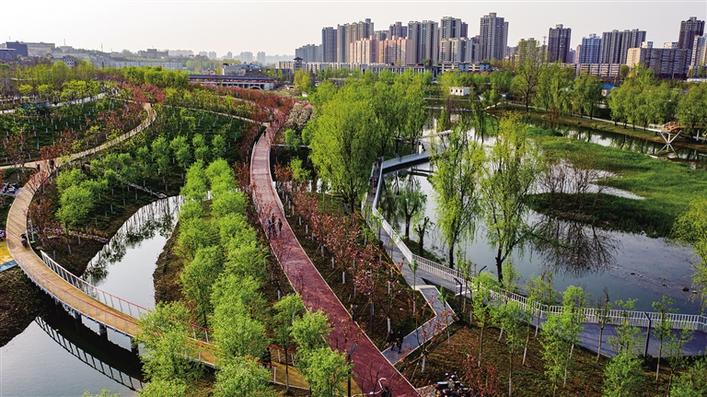 樊川公园:一座可以娱乐的水景公园